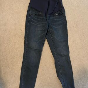 Ingrid & Isabel Dark Blue Skinny Maternity Jeans